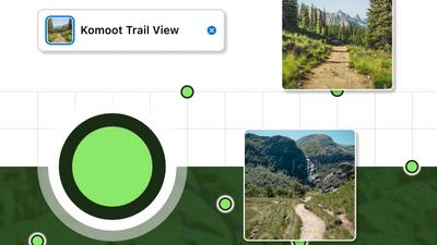 Komoot Trail View