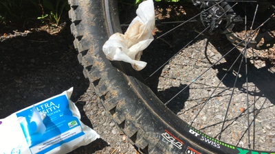 Feuchttuch fürs Bike