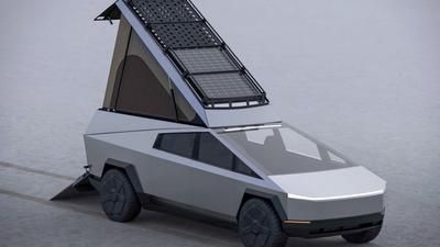 Tesla Cybertruck X Space Camper
