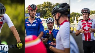 MTB EM 2019 Brno Team Relay Andri Frischknecht Luca Braidot
