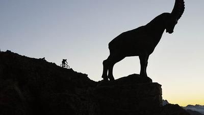 Silhoutte Piz Nair Sunrise