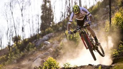 Nino Schurter in Stellenbosch, Südafrika
