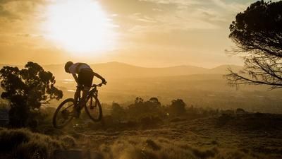 Nino Schurter in Stellenbosch, Südafrika