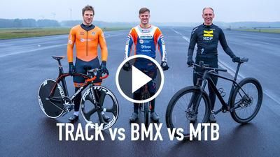 Das Sprint-Battle zwischen MTB, BMX und Bahnrad