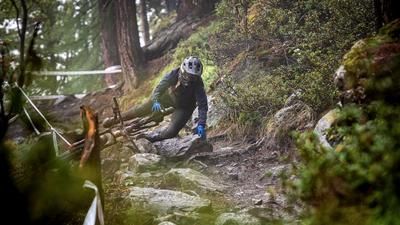 Sturz Enduro World Series Mountainbike