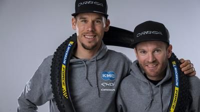Thomas Litscher und Florian Vogel bei KMC-Orbea 2019