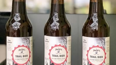 Bier Schwyberg Trail Ale Mountainbike 